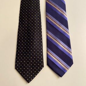 Set of two (2) Roundtree & Yorke Ties
